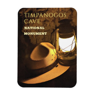 Ranger's Hat and Lantern Timpanogos Cave, Utah Magnet