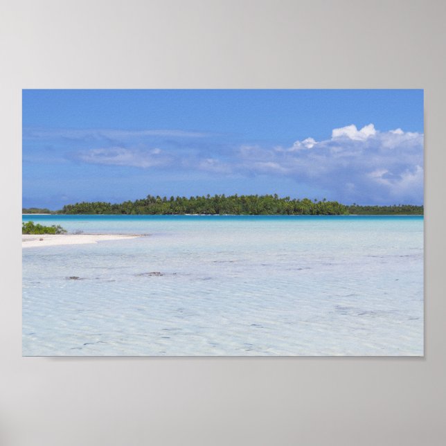 Rangiroa Blue Lagoon Poster (Front)