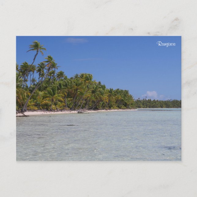 Rangiroa French Polynesia Postcard (Front)