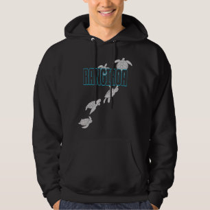 Rangiroa Sea Turtles Scuba Diving With Turtles 2 Hoodie