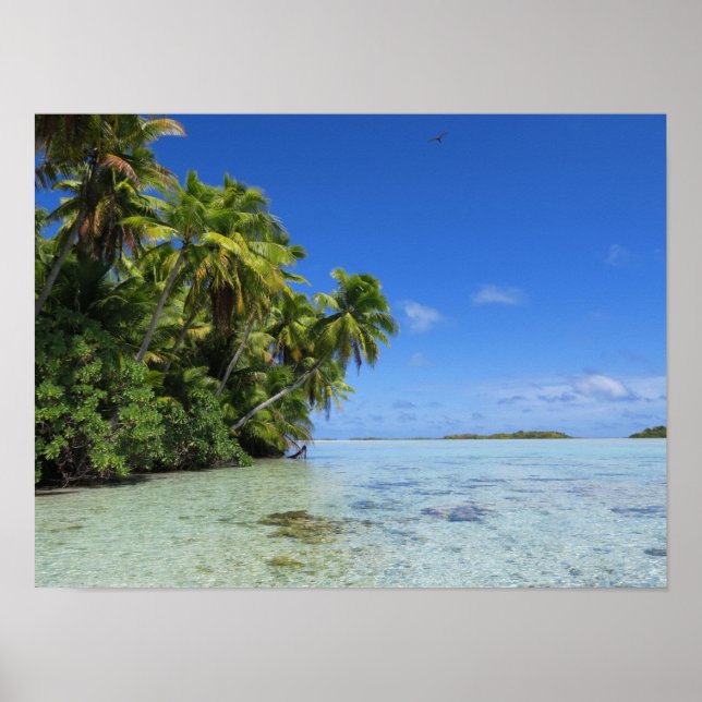 Rangiroa tropical island poster (Front)