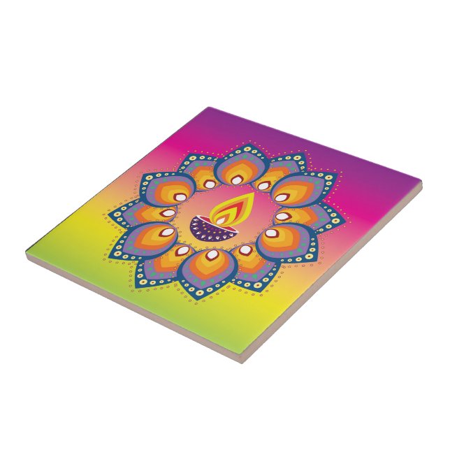 Rangoli 001 tile (Side)