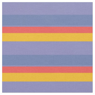 Rangoli Collection Multicolour Striped Fabric