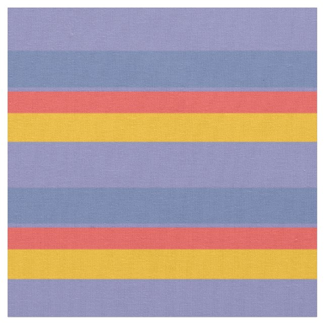 Rangoli Collection Multicolour Striped Fabric (Close Up)