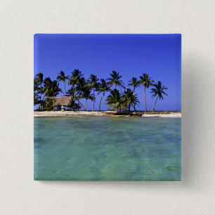 Ranguana Caye, Belize 2 Inch Square Button