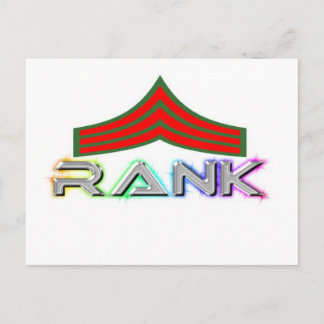 Rank items postcard