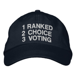 Ranked Choice Voting Embroidered Hat
