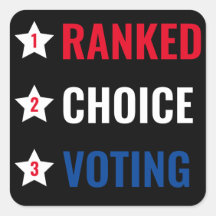 Ranked Choice Voting RCV Political Action sticker