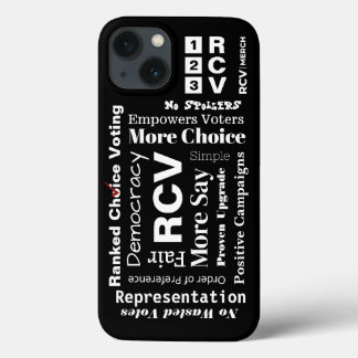 Ranked Choice Voting words Case-Mate Barely There iPhone 13 Case
