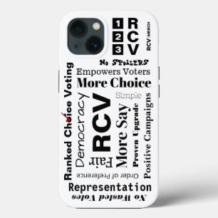 Ranked Choice Voting words Case-Mate Tough iPhone 13 Case
