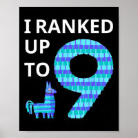 Ranked Up To 9 Birthday Video Game Llama Piñata Bi