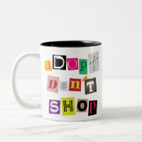 ransom note adopt don't shop