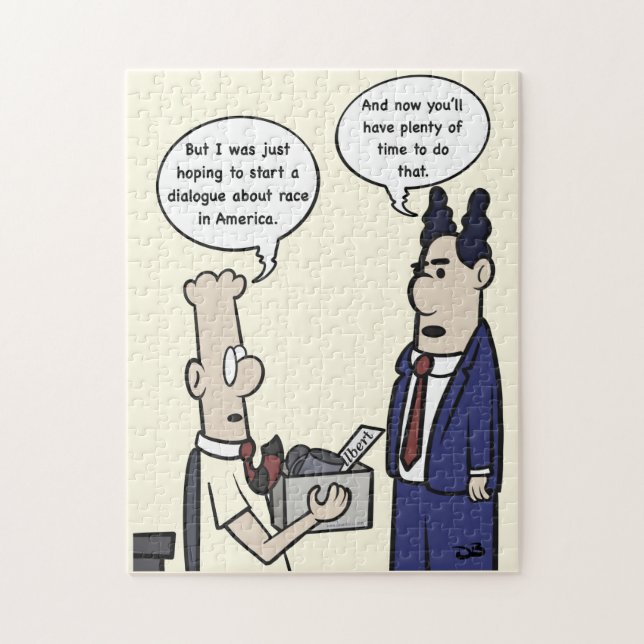 Rant Cartoon Jigsaw Puzzle (Vertical)