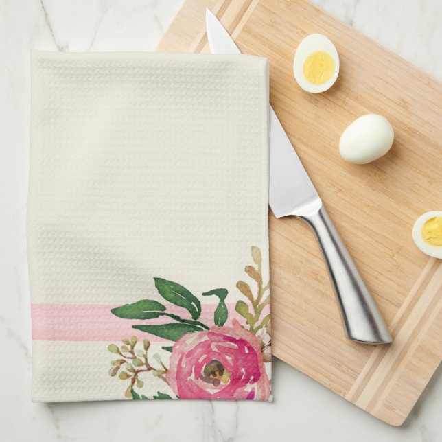 Ranunculus Kitchen Towel (Quarter Fold)