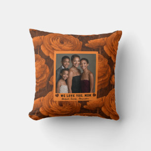 Ranunculus Mother Photo Home Decor Timeless Throw Pillow