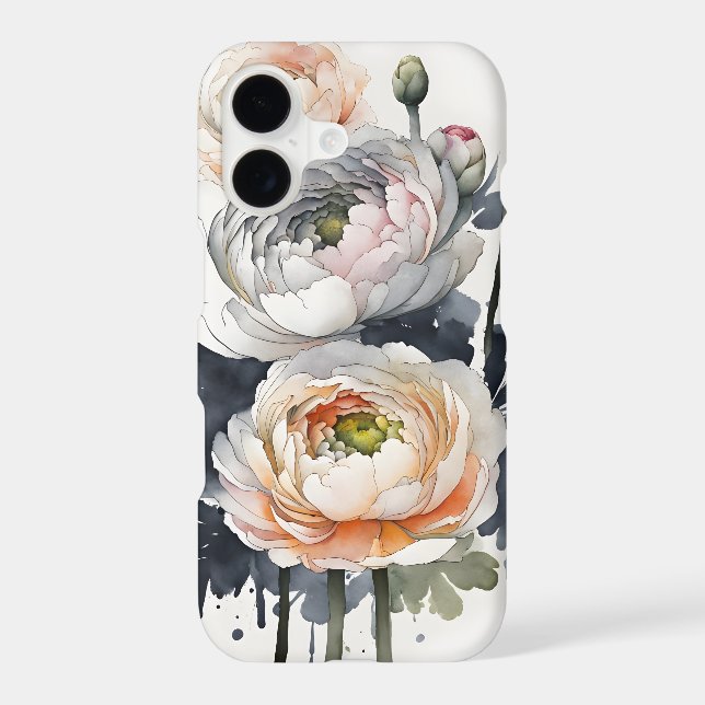 Ranunculus - Watercolor flowers (Back)