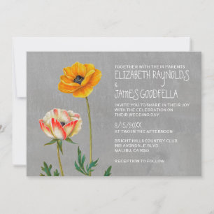 Ranunculus Wedding Invitations