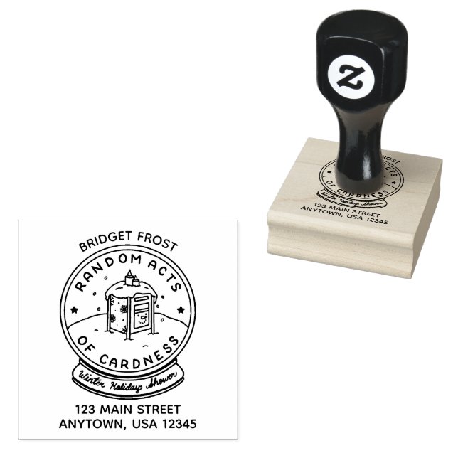 RAOC Winter Holiday Shower Stamp (Stamped)