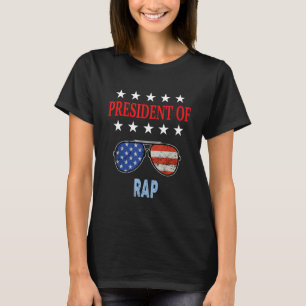 Rap Accessories  Usa Flag Rap Saying T-Shirt