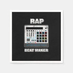 Rap Beat Maker Pop Music Vocal Performer Hip Hop R Napkin