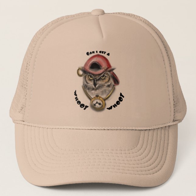 Rap Owl Trucker Hat (Front)