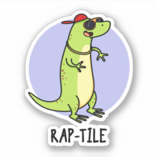 Rap-tile Funny Reptile Lizard Pun