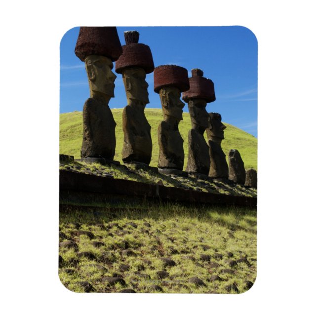 Rapa Nui artifacts, Easter Island Magnet (Vertical)