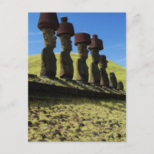 Rapa Nui artifacts, Easter Island Postcard