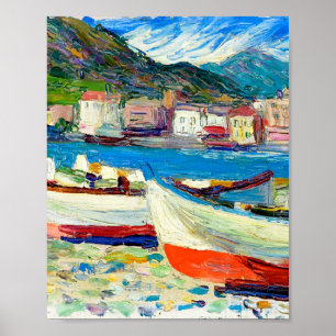 Rapallo boats by Vassily Kandinsky Poster