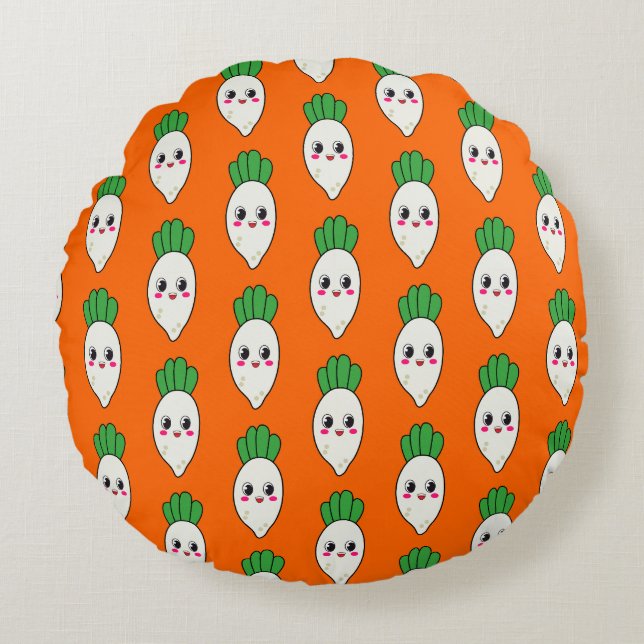 Rapanaki Round Pillow (Front)