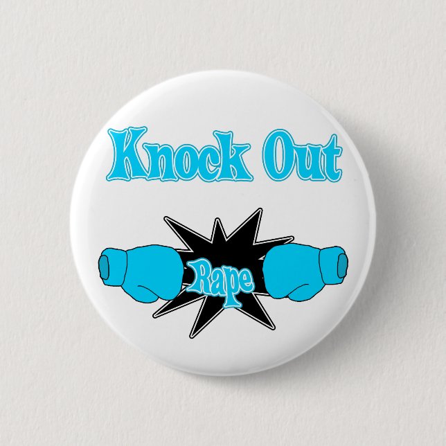 Rape 2 Inch Round Button (Front)