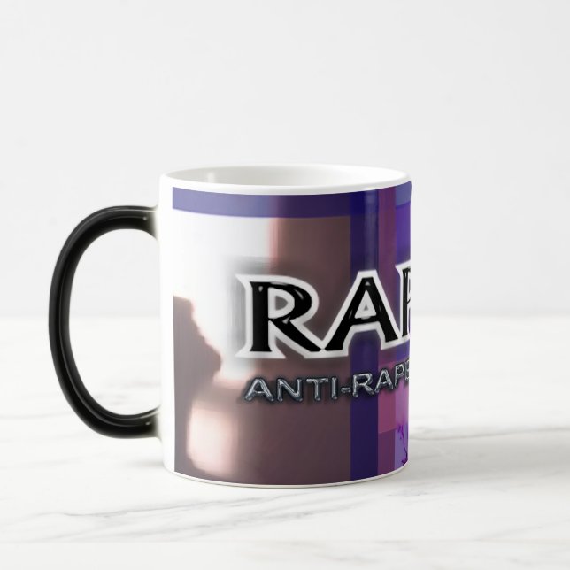RapeX Promotional Mug morphing mug (Left)