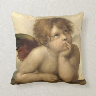 Raphael Angel 2 Throw Pillow