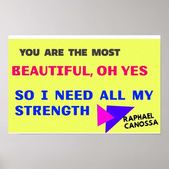 Raphael Canossa Poster le plus beau (Devant)