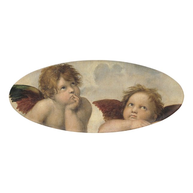 Raphael Cherubs Angels Name Tag (Front)