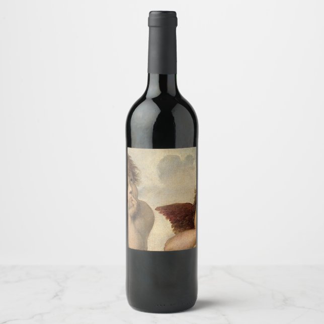 Raphael Cherubs Angels Wine Label (Front)