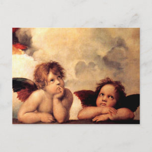 Raphael Cherubs Sistine Madonna Carte postale