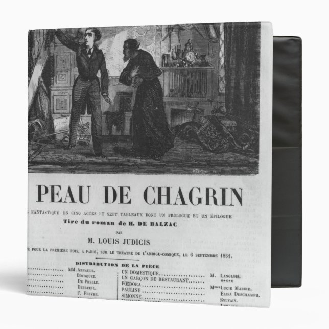 Raphael de Valentin and the shopkeeper Binder (Front/Inside)