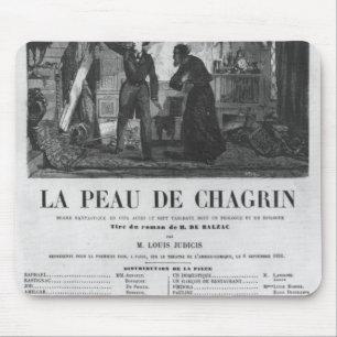 Raphael de Valentin and the shopkeeper Mouse Pad