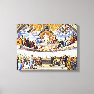 Raphael - Disputation of the Holy Sacrament Canvas Print
