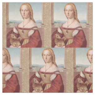 Raphael Lady and the Unicorn Classic fine art Fabric