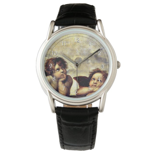 Raphael: Putti, Detail from the Sistine Madonna Watch (Front)