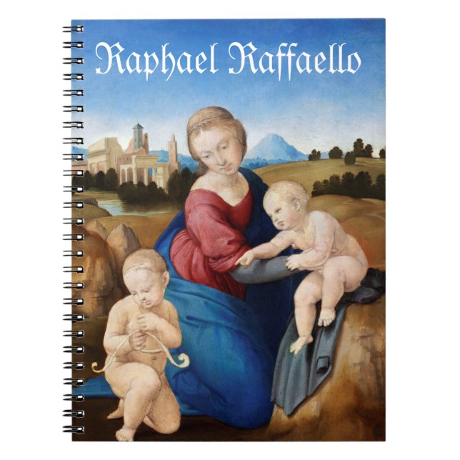 Raphael Raffaello Madonna and Child Infant Saint Notebook (Front)