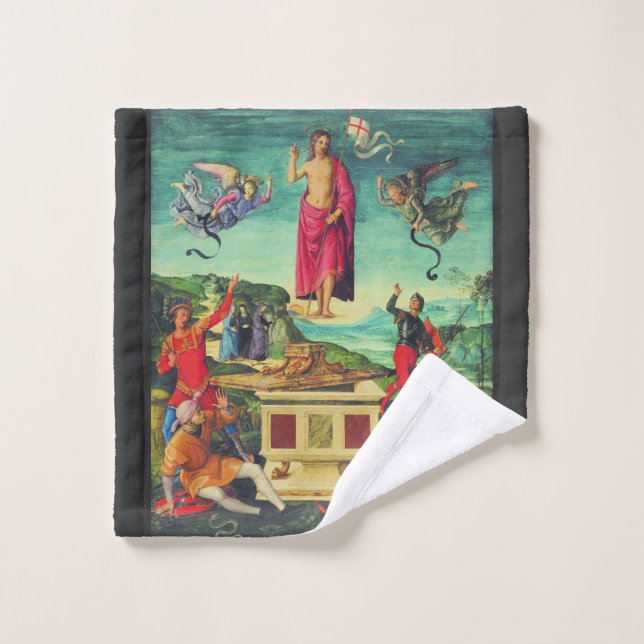 Raphael Résurrection de Jésus-Christ Art (Gant de toilette)