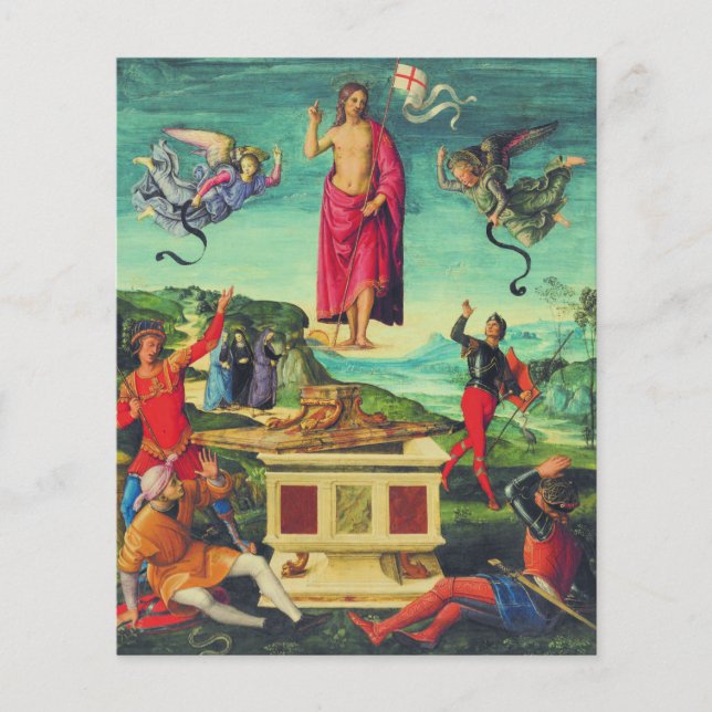 Raphael Resurrection Of Jesus Christ Art (Front)