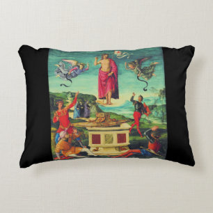 Raphael Resurrection Of Jesus Christ Art Accent Pillow