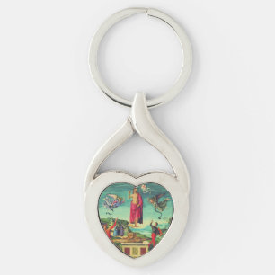 Raphael Resurrection Of Jesus Christ Art Keychain