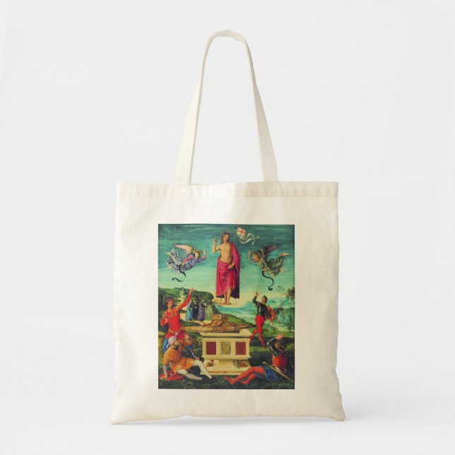 Raphael Resurrection Of Jesus Christ Art Tote Bag (Front)