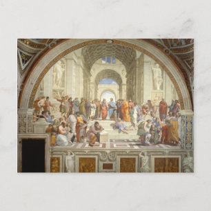 Raphael’s The School of Athens Postcard