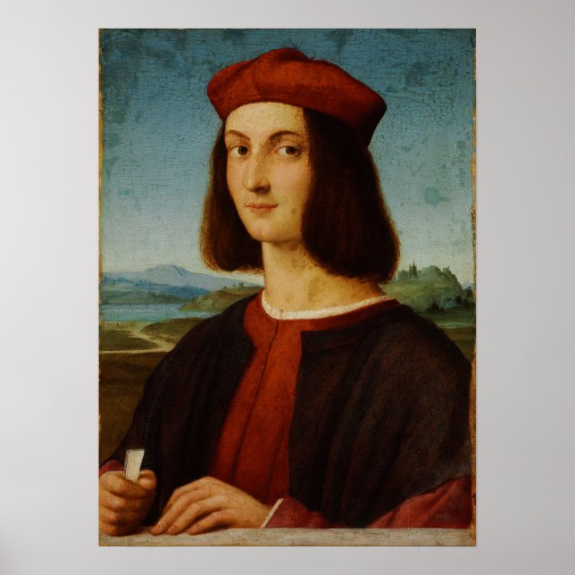 Raphael - Santi Portrait Of Pietro Bembo Poster (Front)